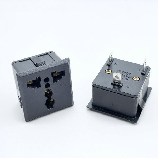 Ổ cắm âm ổ cắm đơn phích cắm cái đơn kiểu gài âm